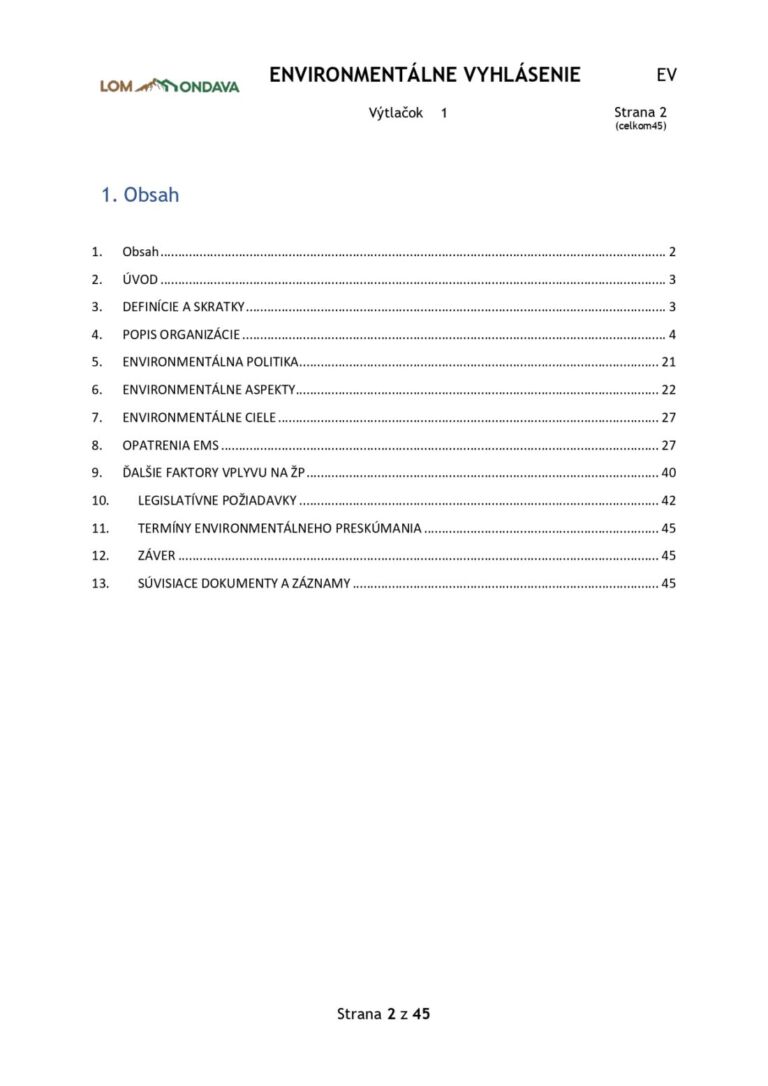 Environmentalne vyhlasenie_LO 2025 validovane_page-0002