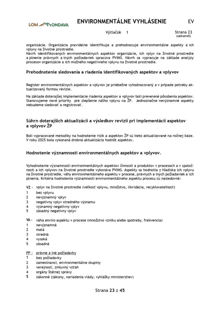 Environmentalne vyhlasenie_LO 2025 validovane_page-0023