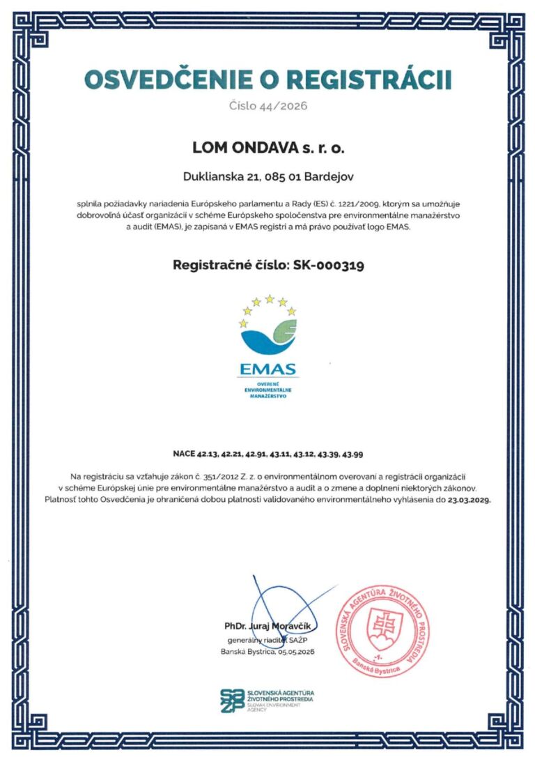 LOM ONDAVA_Osvedčenie o registrácii_2026_page-0001